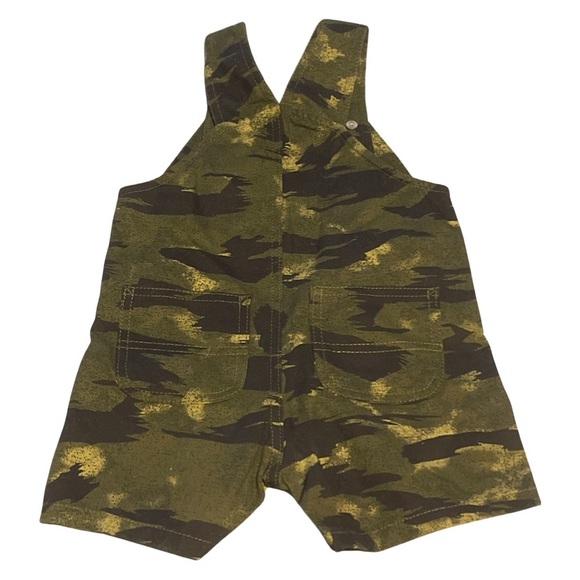 CARHARTT || Toddler Canvas Camo Shortall SS Bodysuit 2 Piece Set || size 24m - Picture 4 of 7